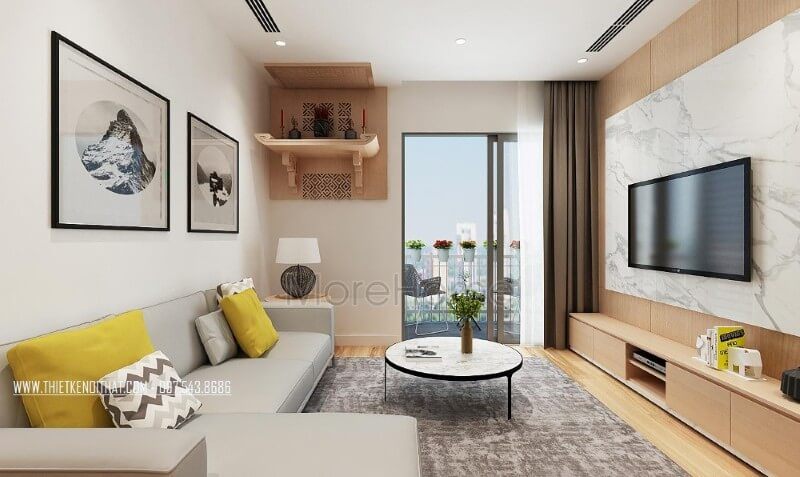 Tuyển tập 26 mẫu thiết kế phòng khách căn hộ chung cư đẳng cấp 2022-2023